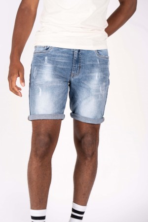 Marcus Leslie Ripped Jeansshorts