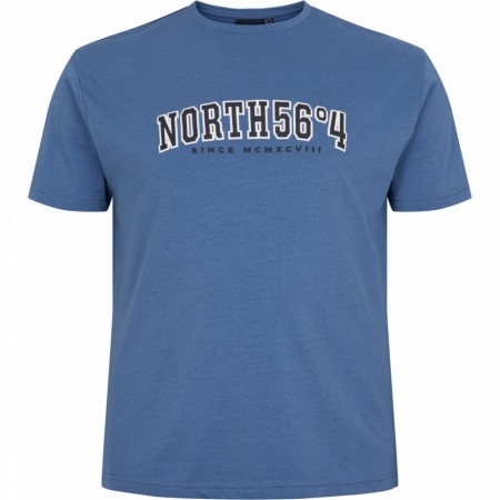 North 56°4 Dusty Blue T-skjorte XXL-6XL